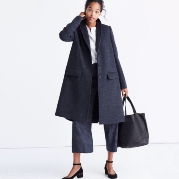 NWOT Madewell Teatro Swing Coat - Picture 1 of 8